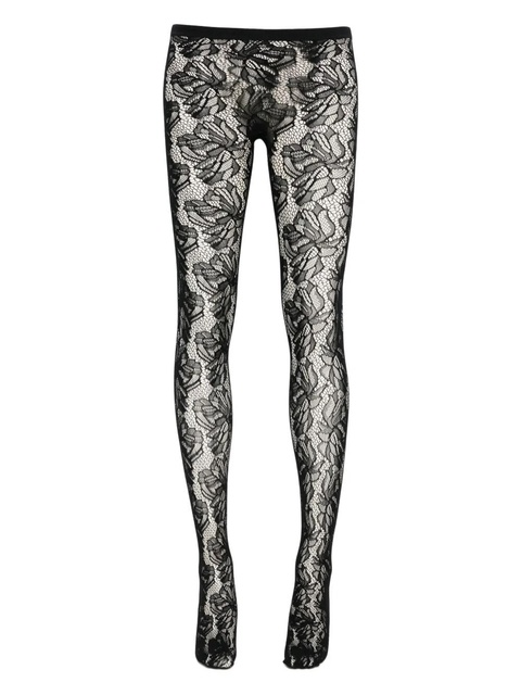 ISABEL MARANT floral lace tights - Black - zdjęcie produktu nr 1