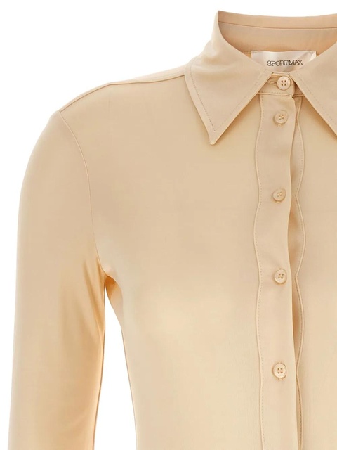 Sportmax Pera button-fastening bodysuit - Neutrals - zdjęcie produktu nr 2