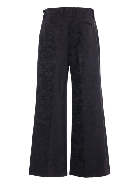 Chloé damask-pattern trousers - Black - zdjęcie produktu nr 1
