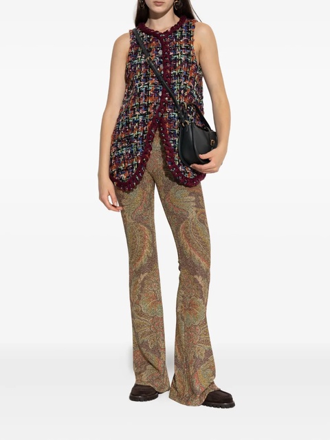 ETRO bouclé waistcoat - Red - zdjęcie produktu nr 1