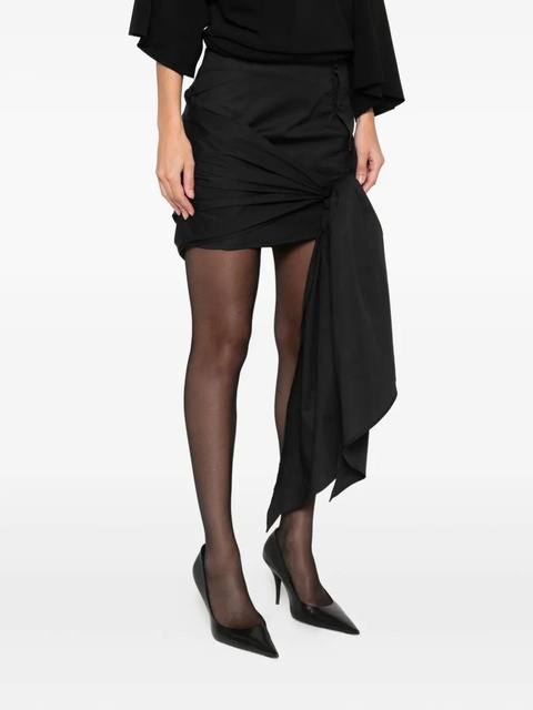 The Attico knot button skirt - Black - zdjęcie produktu nr 2