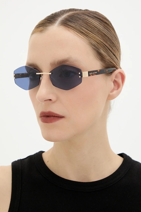 Marc Jacobs okulary przeciwsłoneczne damskie kolor złoty MARC 496/S AIR - zdjęcie produktu nr 1