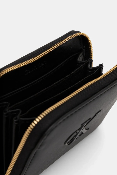 Calvin Klein portfel damski kolor czarny LV04F1026G - zdjęcie produktu nr 2