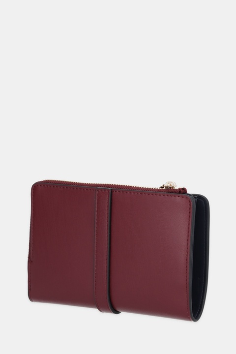 Tommy Hilfiger portfel damski kolor bordowy AW0AW17752 - zdjęcie produktu nr 2