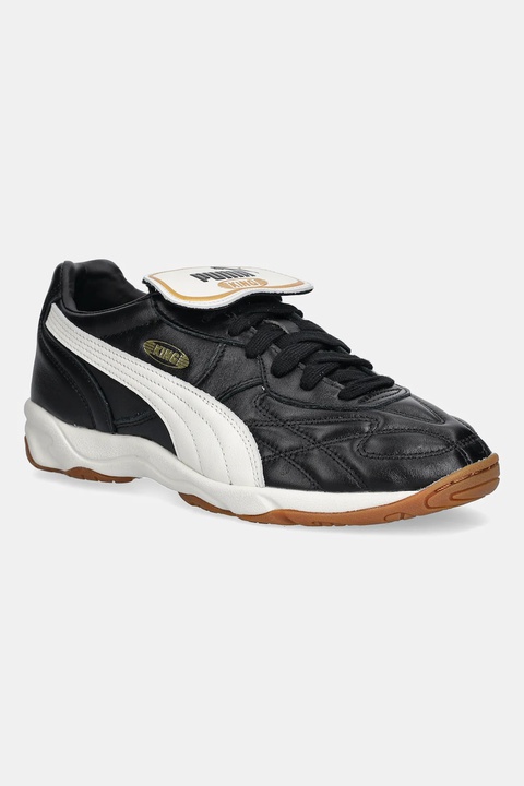 Puma sneakersy skórzane King Indoor kolor czarny 401683 - zdjęcie produktu nr 1