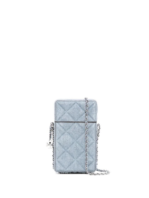 Tory Burch Fleming phone crossbody bag - Blue - zdjęcie produktu nr 1