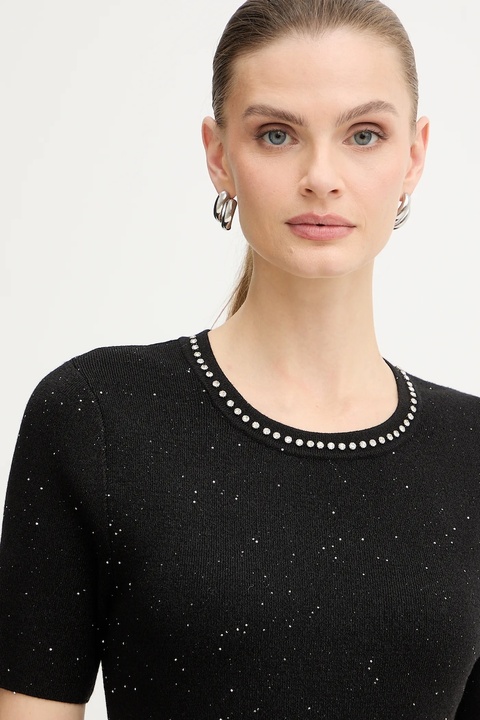 Morgan sukienka kolor czarny mini dopasowana RMAUD - zdjęcie produktu nr 2