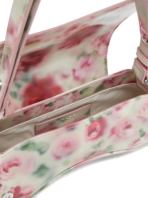 Diesel floral-print shoulder bag - White - zdjęcie produktu nr 1