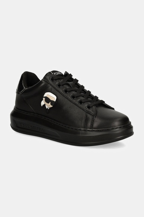 Karl Lagerfeld sneakersy skórzane KAPRI kolor czarny KL62530N - zdjęcie produktu nr 2