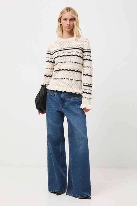 Medicine sweter damski kolor beżowy - zdjęcie produktu nr 1