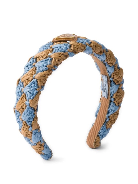 Prada crochet headband - Blue - zdjęcie produktu nr 1