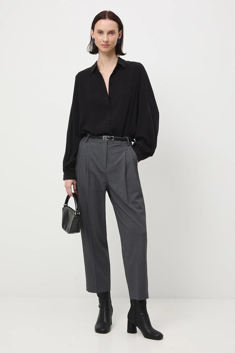 Medicine spodnie damskie kolor szary - zdjęcie produktu nr 1