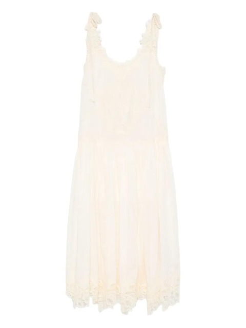 ZIMMERMANN lace-trimmed slip dress - Neutrals - zdjęcie produktu nr 1