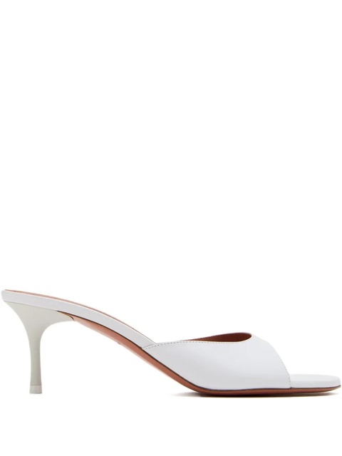 Amina Muaddi 60mm open-toe heeled sandals - White - zdjęcie produktu nr 1