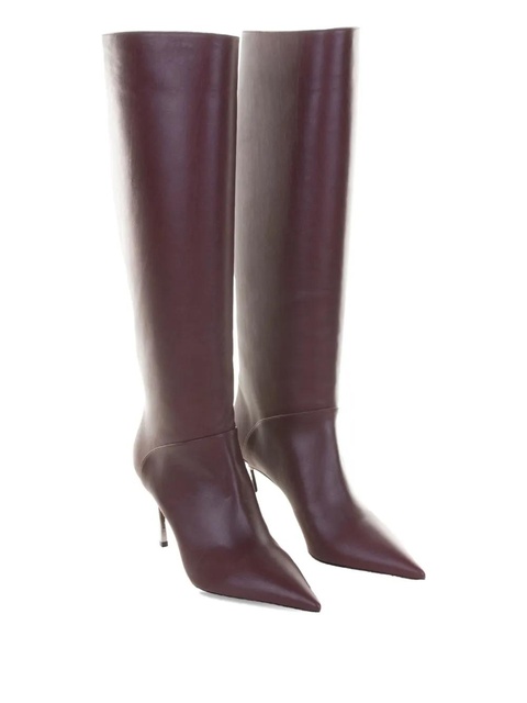 Casadei 80mm pointed-toe boots - Red - zdjęcie produktu nr 1