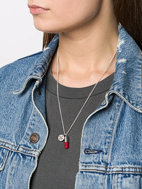 AMBUSH pill pendant necklace - Silver - zdjęcie produktu nr 1