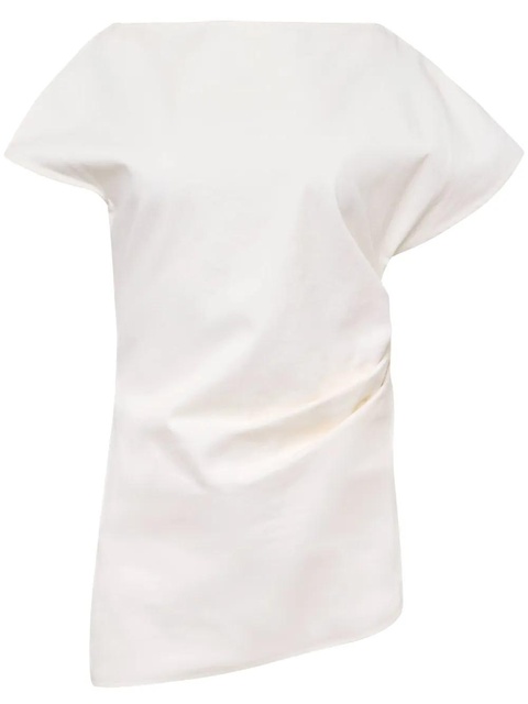 JW Anderson asymmetric draped top - White - zdjęcie produktu nr 1