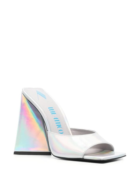 The Attico 115mm Devon holographic sandals - Silver - zdjęcie produktu nr 2