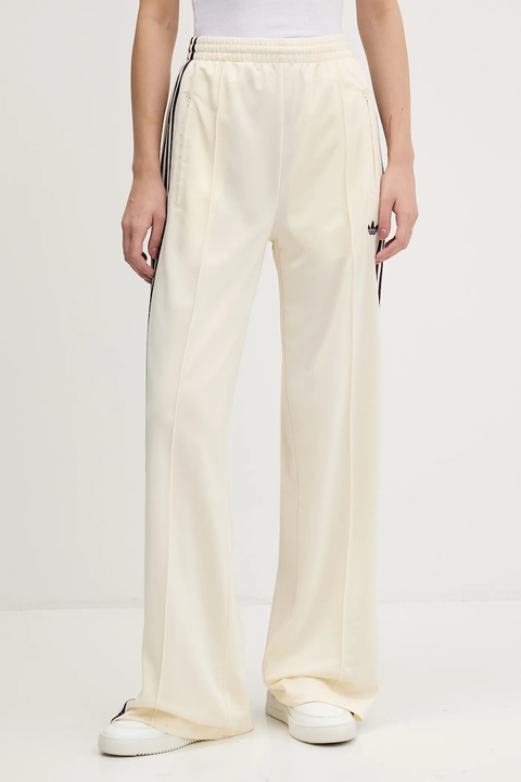 adidas Originals spodnie dresowe Firebird damskie kolor beżowy gładkie KA7744 - zdjęcie produktu nr 1