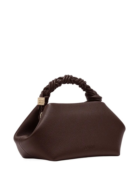 GANNI small Bou twisted-handle tote bag - Brown - zdjęcie produktu nr 2