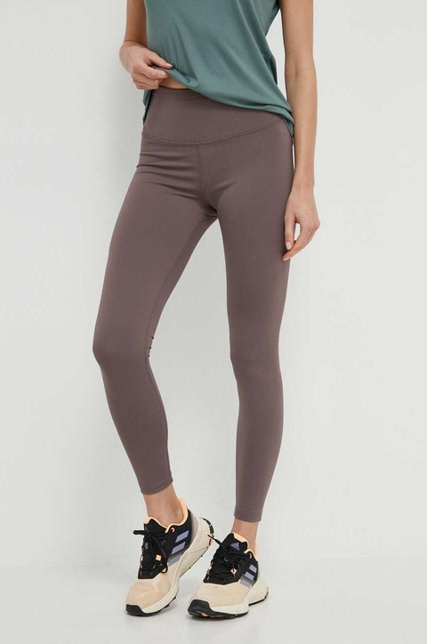 Helly Hansen legginsy sportowe Roam damskie kolor szary gładkie 63183 - zdjęcie produktu nr 1
