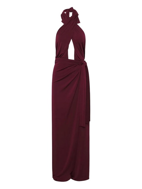 Johanna Ortiz halterneck jumpsuit - Red - zdjęcie produktu nr 1