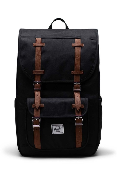 Herschel plecak Little America™ Mid kolor czarny duży wzorzysty - zdjęcie produktu nr 1