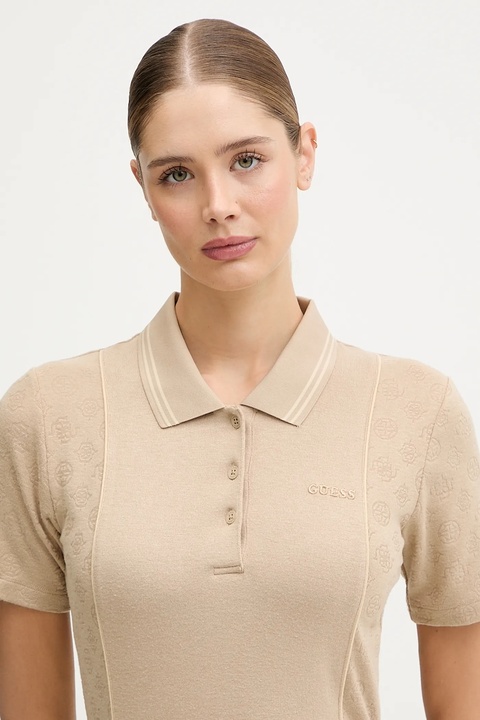 Guess sukienka PEONY kolor beżowy mini dopasowana V5YK00 KCX12 - zdjęcie produktu nr 1