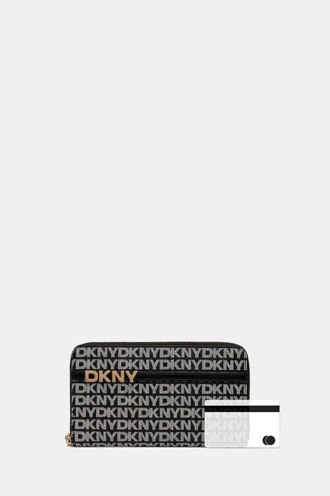 Dkny portfel damski kolor czarny R5215M28 - zdjęcie produktu nr 1