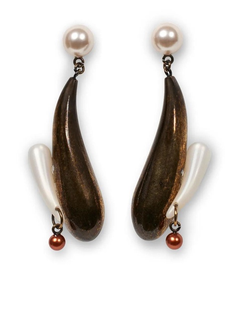 ETRO drop earrings - Brown - zdjęcie produktu nr 1
