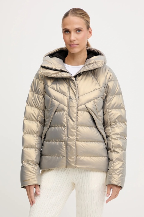 Helly Hansen kurtka puchowa WINTER BLISS kolor złoty zimowa 54459 - zdjęcie produktu nr 1