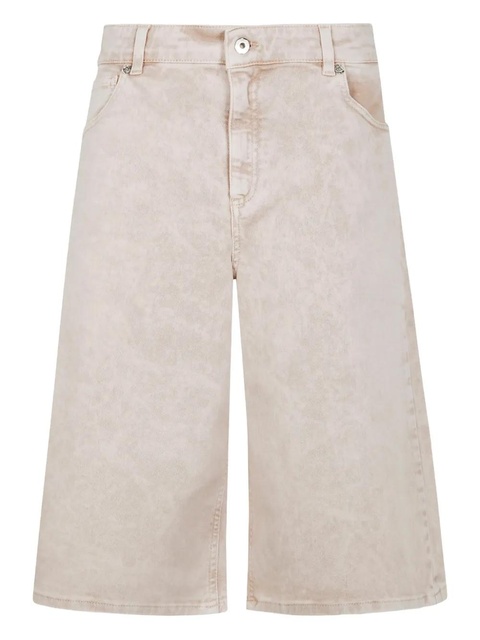 Blumarine wide-leg denim shorts - Neutrals - zdjęcie produktu nr 1