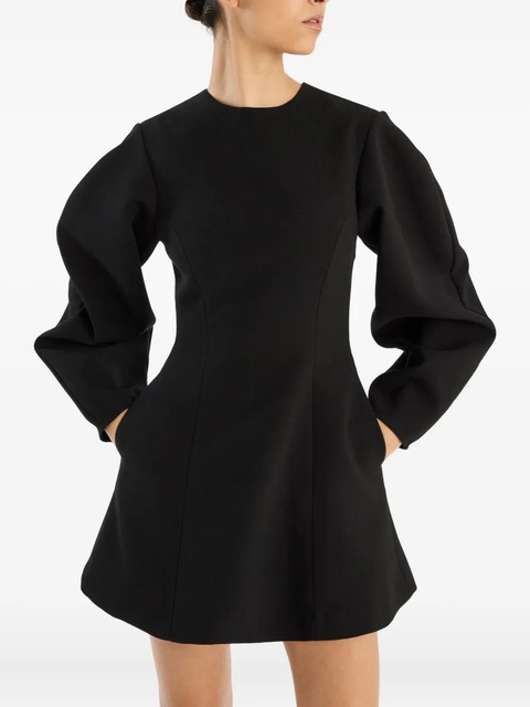 ROTATE BIRGER CHRISTENSEN flared mini dress - Black - zdjęcie produktu nr 2