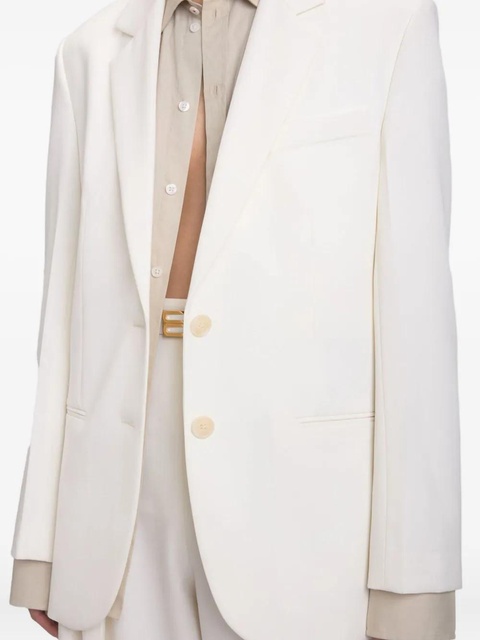Victoria Beckham tailored wool jacket - White - zdjęcie produktu nr 2