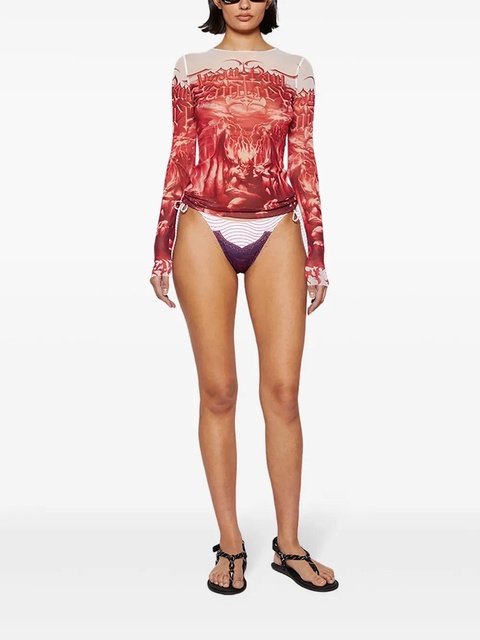 Jean Paul Gaultier Cartouche bikini bottoms - Purple - zdjęcie produktu nr 2