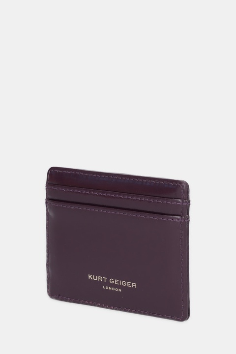 Kurt Geiger London etui na karty skórzane CHELSEA kolor fioletowy 4019790319 - zdjęcie produktu nr 2