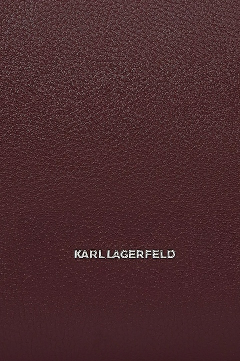 Karl Lagerfeld torebka kolor bordowy A4W30119 - zdjęcie produktu nr 2