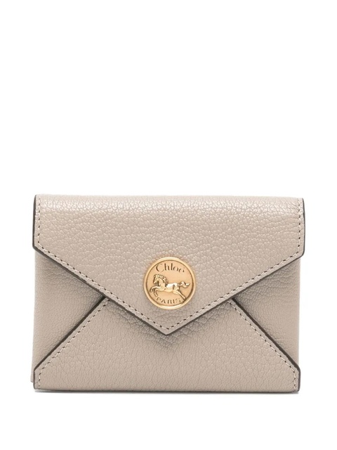 Chloé logo-detail card holder - Neutrals - zdjęcie produktu nr 1