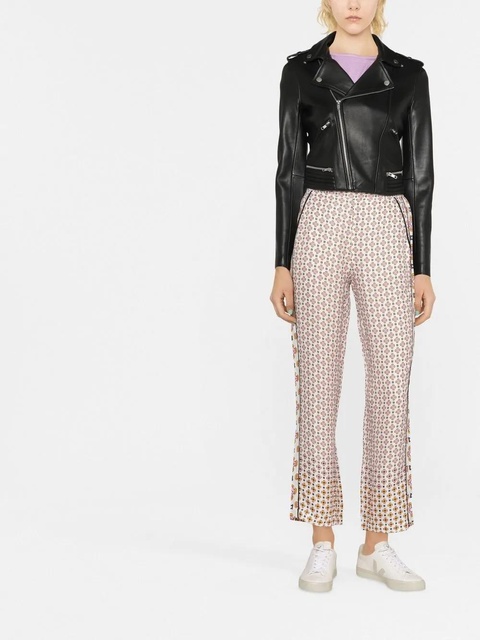 Maje leather biker jacket - Black - zdjęcie produktu nr 2