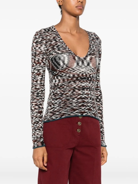 Missoni flame-pattern jumper - Black - zdjęcie produktu nr 2
