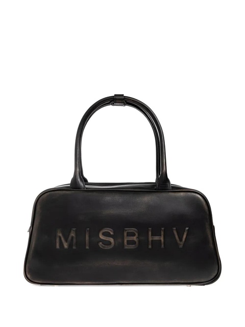 MISBHV embossed-logo tote bag - Black - zdjęcie produktu nr 2