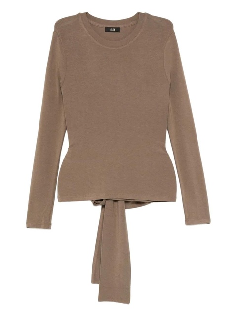 Eleh fine-knit jumper - Brown - zdjęcie produktu nr 1