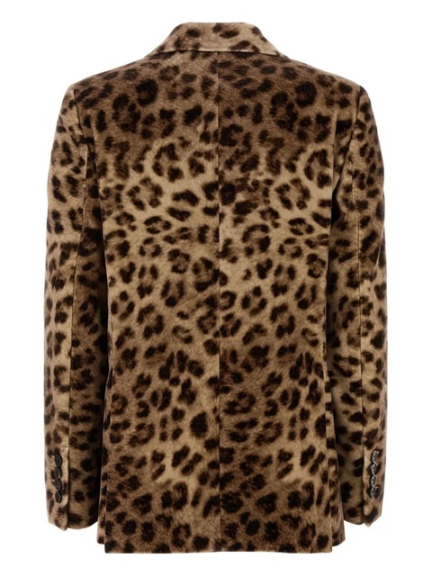 Chloé animal-print blazer - Brown - zdjęcie produktu nr 2
