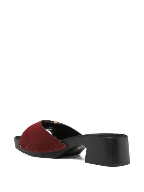 KHAITE 50mm Britt sandals - Red - zdjęcie produktu nr 2