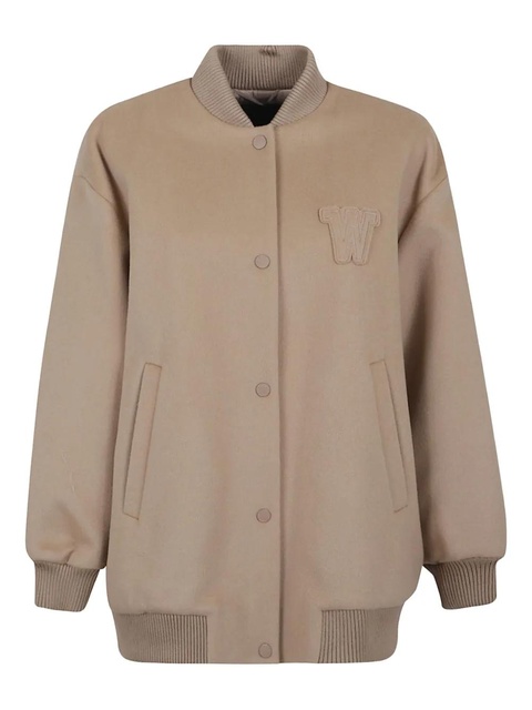 Weekend Max Mara logo-patch bomber jacket - Neutrals - zdjęcie produktu nr 2