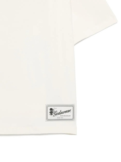 GCDS graphic-print t-shirt - Neutrals - zdjęcie produktu nr 2