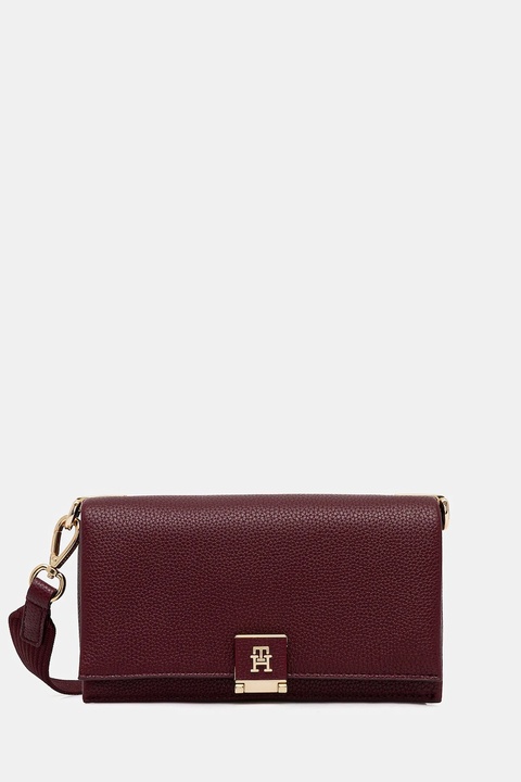 Tommy Hilfiger torebka kolor bordowy AW0AW17949 - zdjęcie produktu nr 1