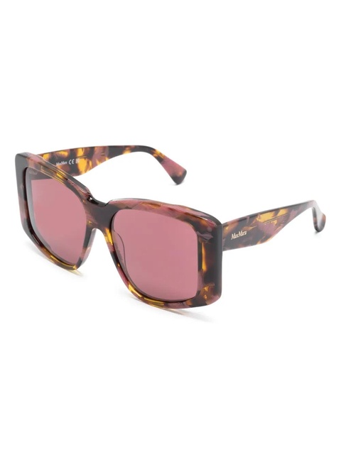 Max Mara Eyewear square-frame sunglasses - Brown - zdjęcie produktu nr 2