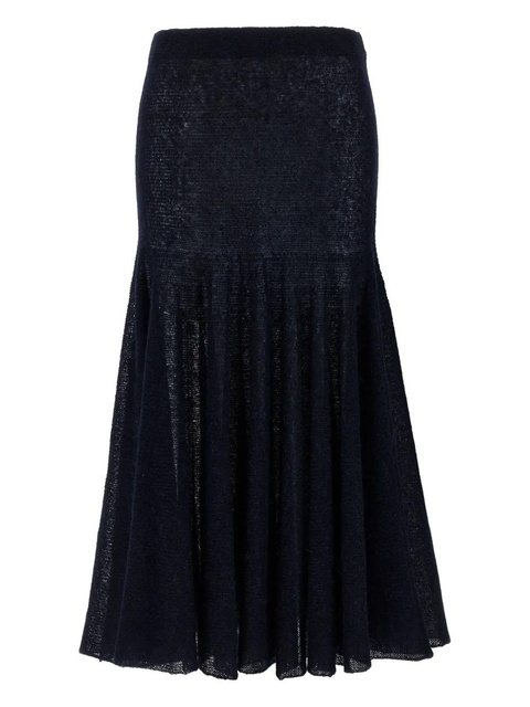 Magda Butrym elastic-waistband flared midi skirt - Blue - zdjęcie produktu nr 1