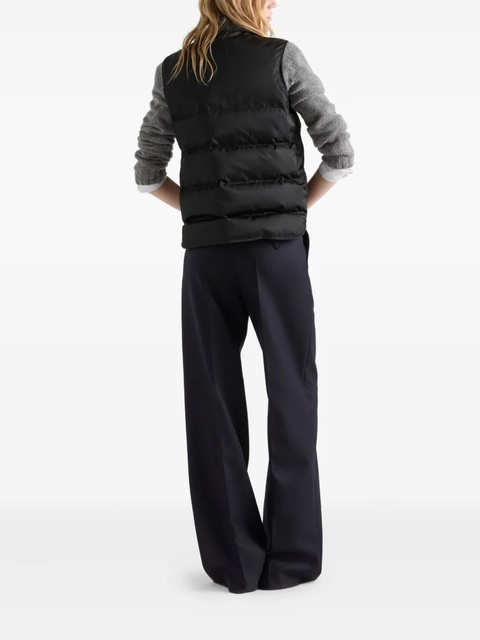 Prada snap-closure padded gilet - Black - zdjęcie produktu nr 2